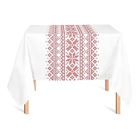 Knit Snowflakes 58x58 Tablecloth