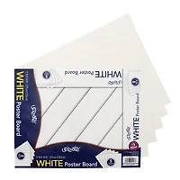 Pacon® White 11" x 14" Poster Board, 5ct.