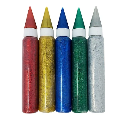 ArtSkills® Jumbo 5 Color Classic Glitter Glue Pens