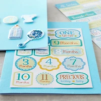 Traditional Baby Boy Dimensional Sticker Flip Pack by Recollections™