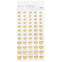 Gold Puffy Heart Stickers by Recollections™