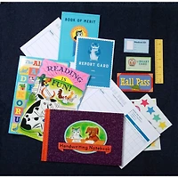 eeBoo School Pretend Play Props for Make Believe Set