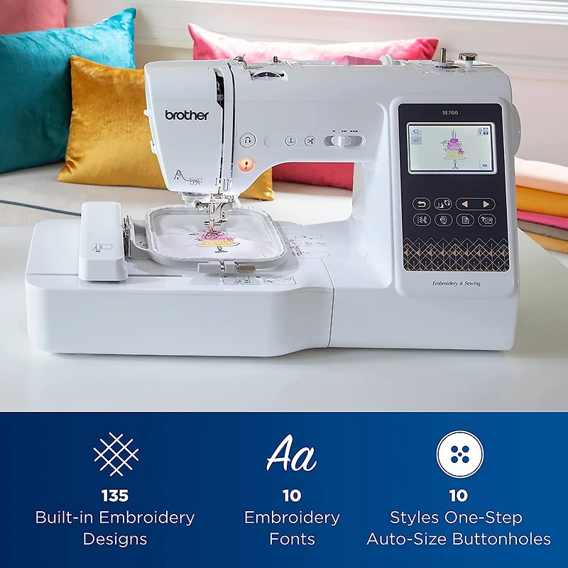Brother SE700 Sewing & Embroidery Machine with 4" x 4" Embroidery Area