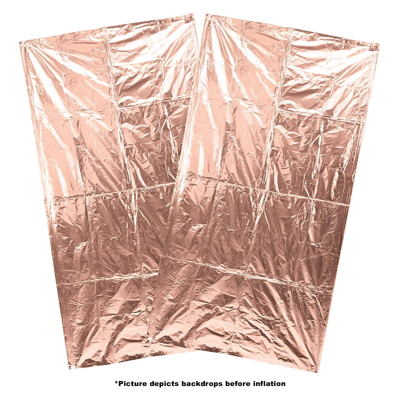 Beistle RoseGold Foil Balloon Backdrops