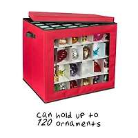 Honey Can Do Red 120ct. Ornament Cube