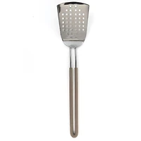 Martha Stewart Gray Stainless Steel Slotted Spatula