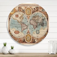 Designart - Ancient Map of The World VIII