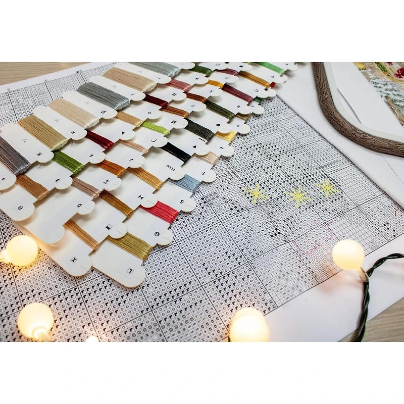 Letistitch Winter Playtime Counted Cross Stitch Kit