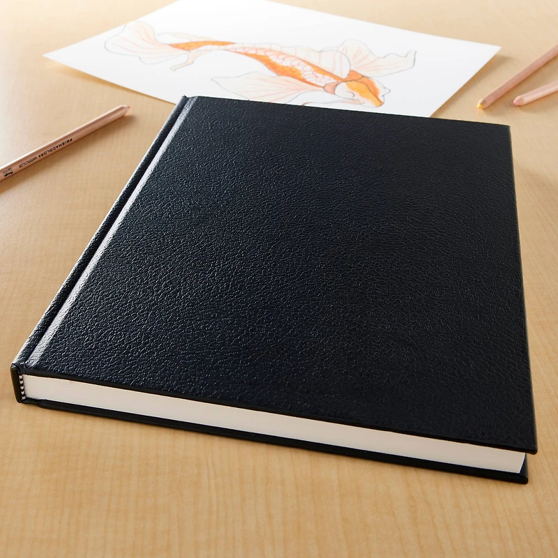 6 Pack: Canson® Black Hardcover Sketchbook, 8.5" x 11"