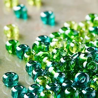 12 Pack: John Bead Neptunes Dream Czech Glass Seed Beads, 6/0