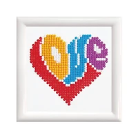 Diamond Dotz® LOVE Diamond Painting Artwork Kit with Frame
