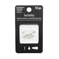 6.4mm Crystal Kite Glue-On Austrian Crystals by Bead Landing™, 10ct.