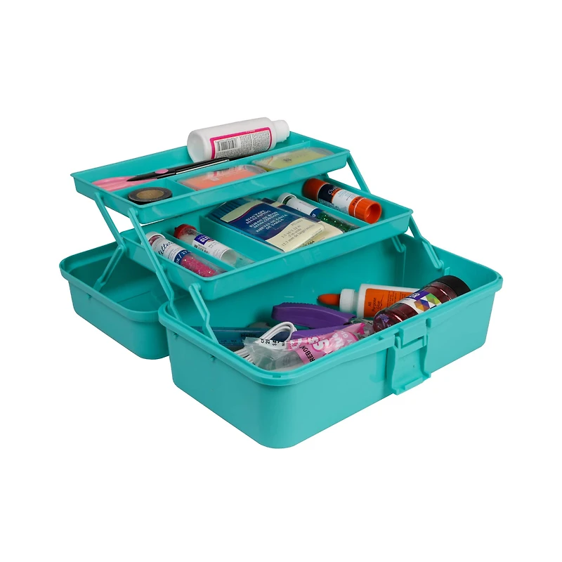 Everything Mary Aqua 3-Layer Storage Box