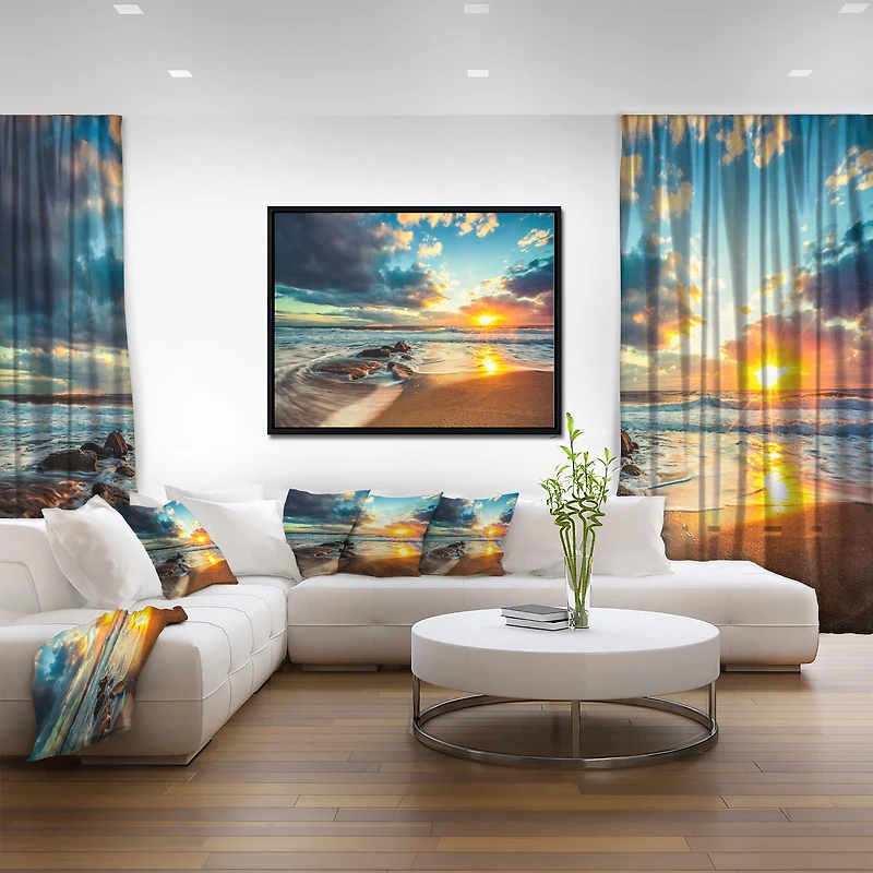 Designart - Beautiful Cloudscape over the Sea