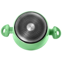 Gibson Home® Plaza Café Mint Aluminum 4.5qt. Dutch Oven with Soft Touch Handles