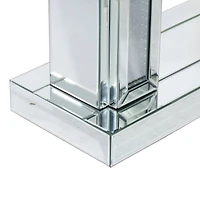 Silver Glam Wood Console Table, 32" x 48"