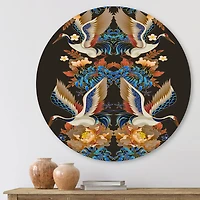 Designart - Chinoiserie With Birds and Peonies IX