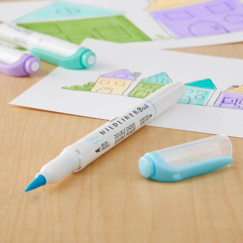 Zebra Mildliner™ Double Ended Brush Pen