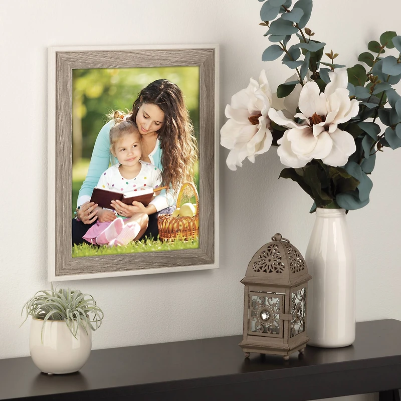 6 Pack: Graywash & White Frame