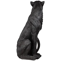Design Toscano 22.5" Pensive Panther Black Jaguar Statue
