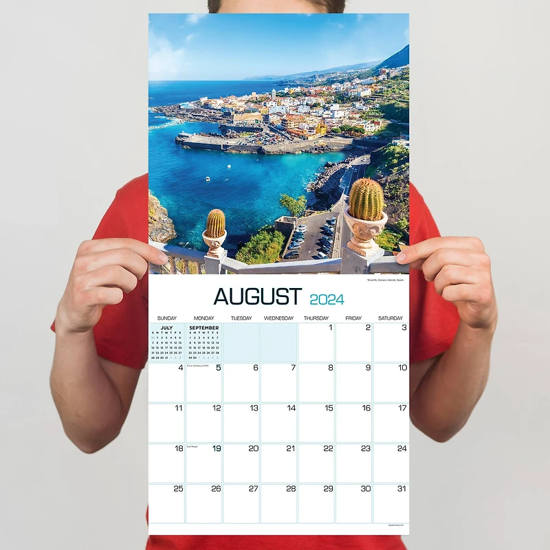TF Publishing 2024 Europe Wall Calendar