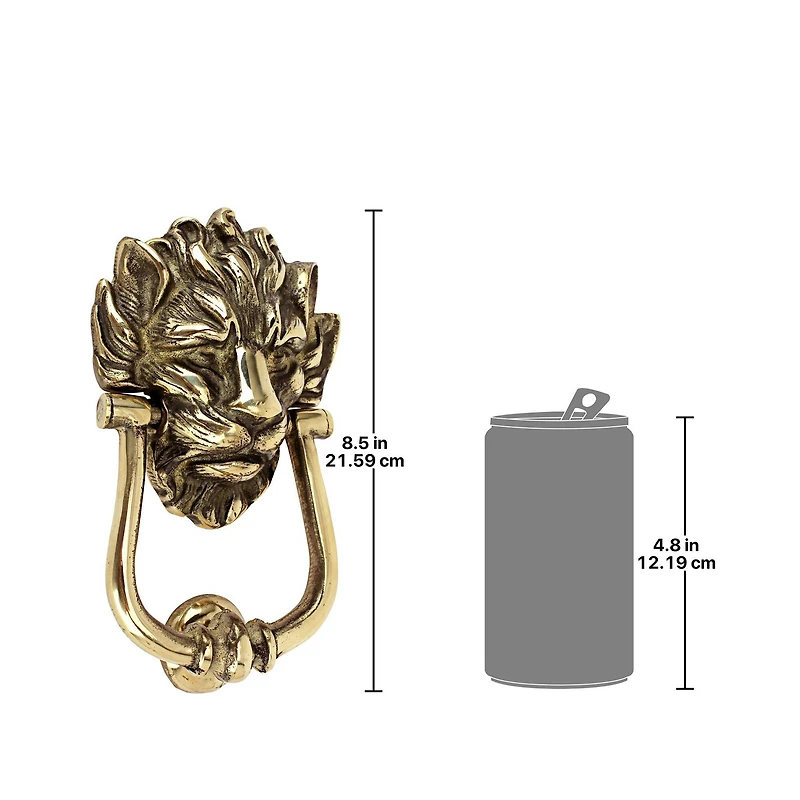 Design Toscano 8.5" 10 Downing Street Lion Door Knocker