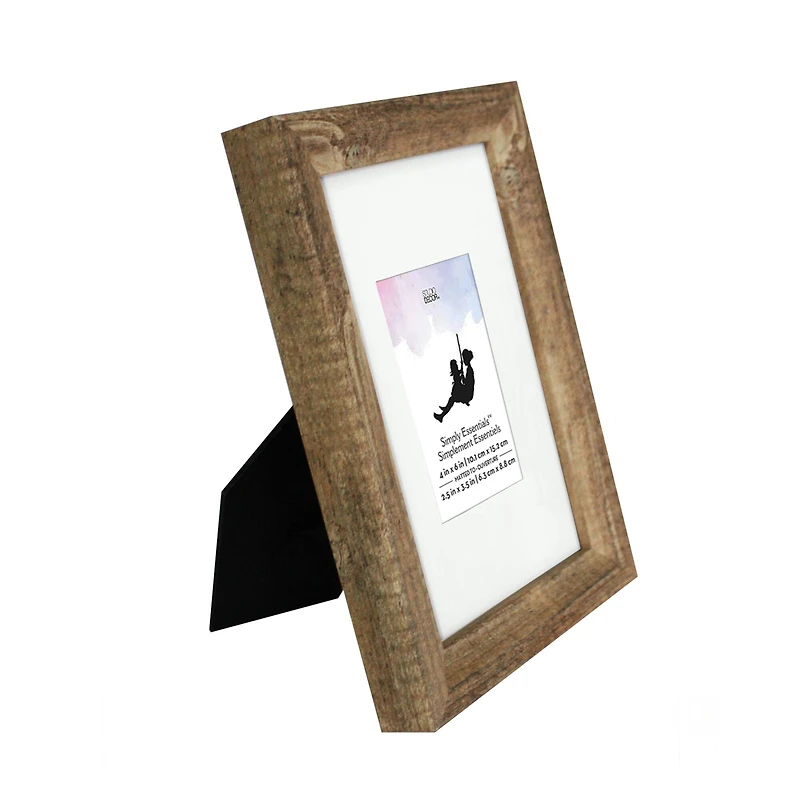 Simply Essentials™ Natural Frame with Mat by Studio Décor