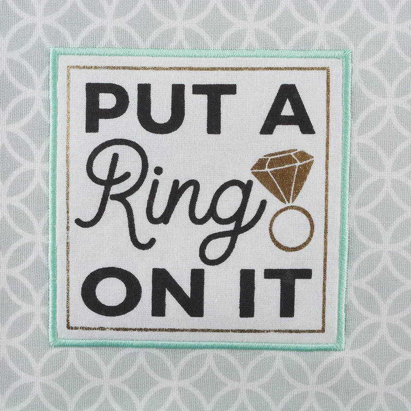 DII® Wedding Themed Embellished Dishtowels, 4ct.