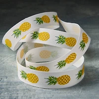 5/8'' x 7yd. Yellow Pineapple by Celebrate It® Classic