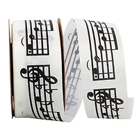 JAM Paper 1.5'' x 25yd. Satin Sheet Music Ribbon 