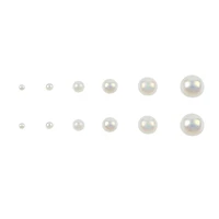 Plastic Round Flatback Pearl Mix by Bead Landing