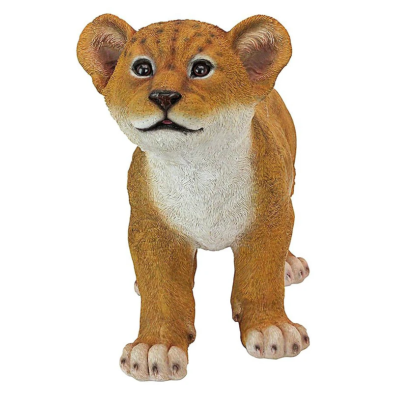 Design Toscano 18" Ahaggar Lion Cubs of the Sahara Animal Statue