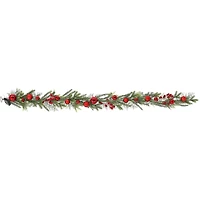 6ft. Pre-Lit Red Ornament & Berry Garland by Ashland®
