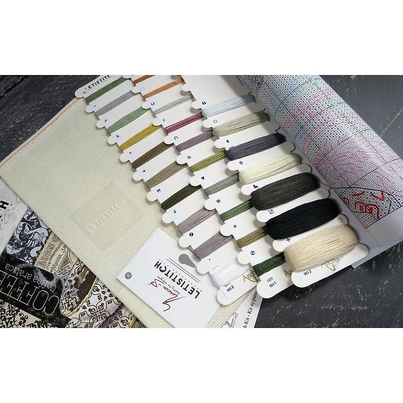 Letistitch Lion Coffee B Counted Cross Stitch Kit