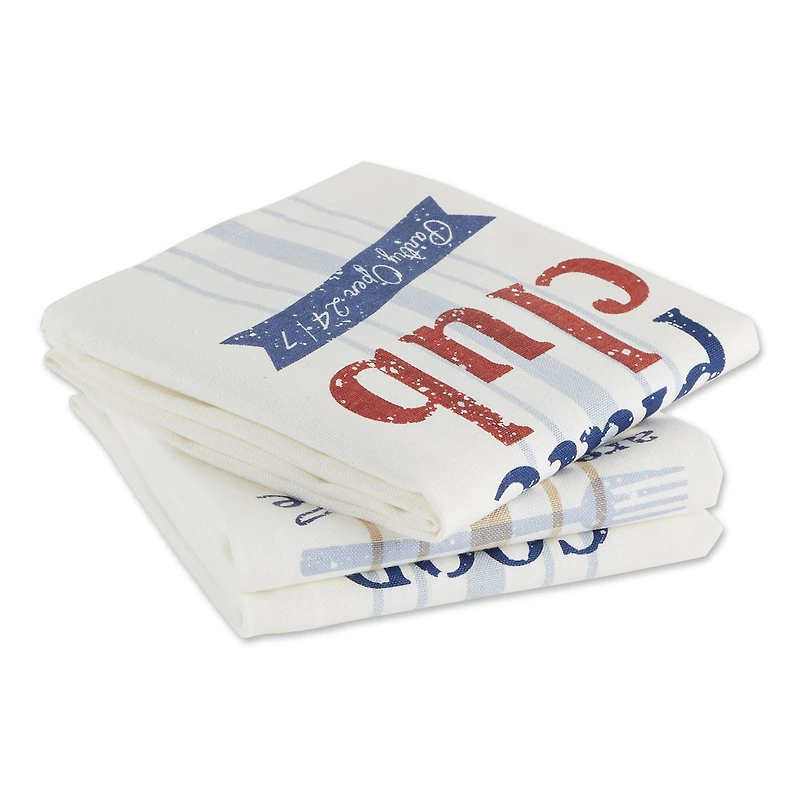 Asst What'S Cookin' Printed Dishtowel (Set of 3)