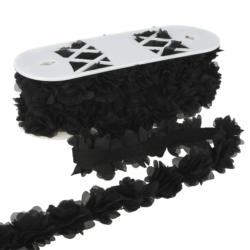 2.1" Rosettes Chiffon Trim by Celebrate It