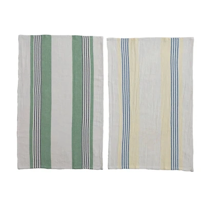 Hello Honey® Multicolor Linear Loft Cotton Tea Towels Set