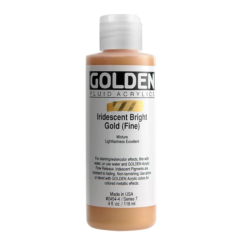 Golden® Iridescent Fluid Acrylics