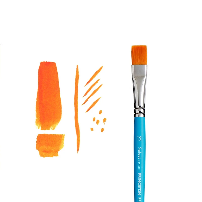 Princeton™ Select™ Artiste Series 3750 Short Handle Flat Shader Brush
