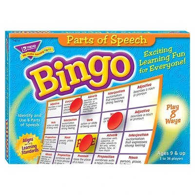 Trend Enterprises® Parts of Speech Bingo