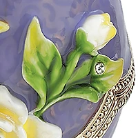 Design Toscano 5" Lavender Romanov-Style Enameled Egg