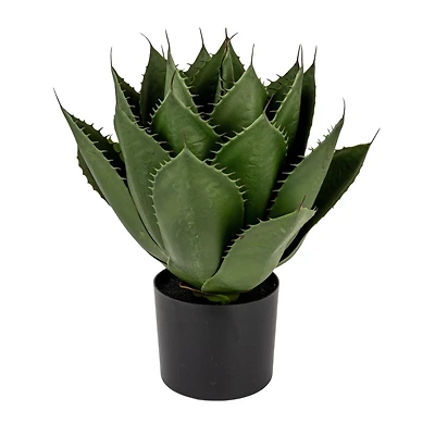 Hello Honey® Faux Agave Plant in Plastic Pot, Green