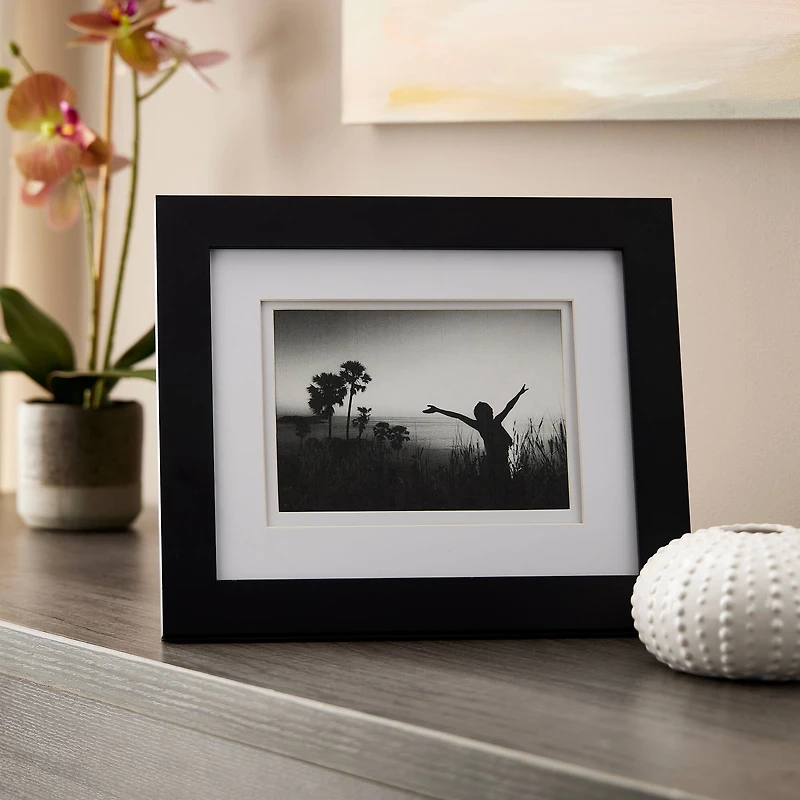 Gallery Black Frame with Double Mat by Studio Décor