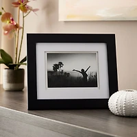 Gallery Black Frame with Double Mat by Studio Décor