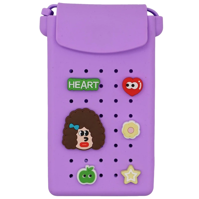 Assorted Cell Phone Bag with Charms, 1pc. by Fab Finds