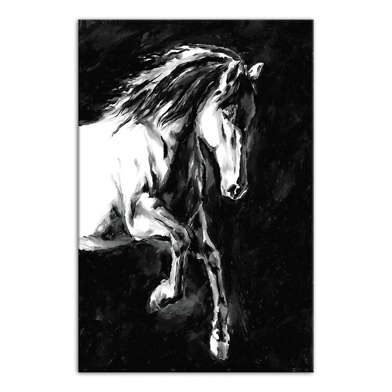 Dramatic Horse 24" x 36" Canvas Wall Art