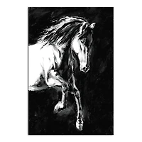 Dramatic Horse 24" x 36" Canvas Wall Art