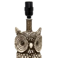 Simple Designs™ 20" Brown and White Owl Table Lamp with Shade