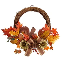 26" Fall Harvest with Bunny Autumn Wreath