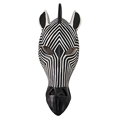 Design Toscano 13.5" Tribal-Style Zebra Mask